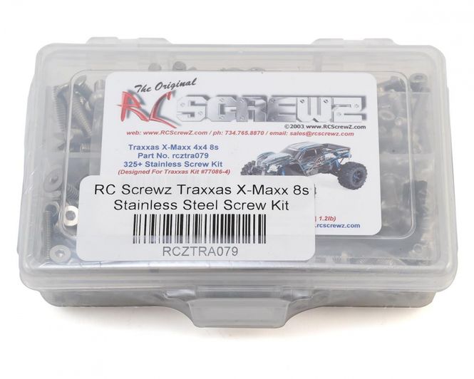Hovedbilde RC Screwz 079 - Traxxas X-Maxx 8S Stainless Steel ...
