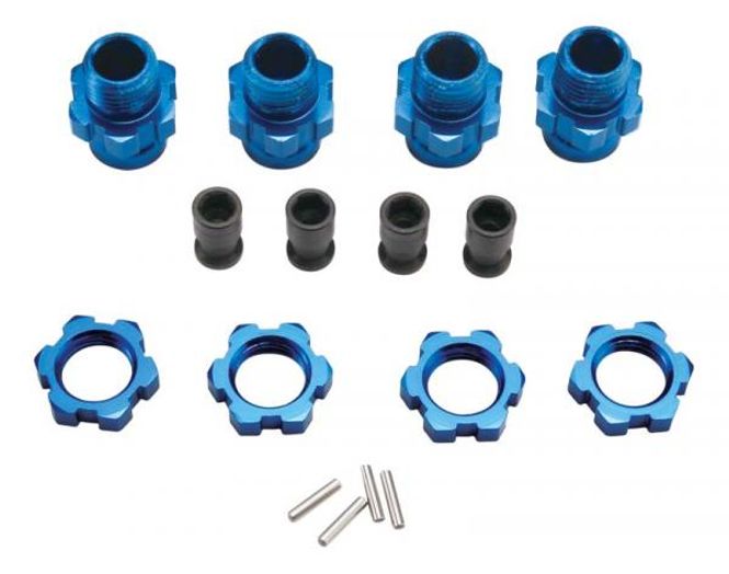 Hovedbilde Traxxas 6856X 17mm Wheel Hub Set Short Blue Slash 4X4 ...