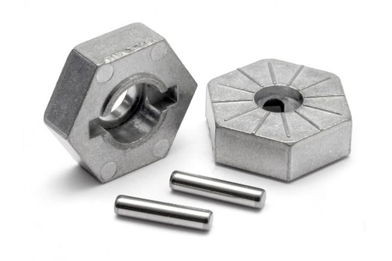 HPI 86804 HEX WHEEL HUB 17mm (SILVER/4pcs)