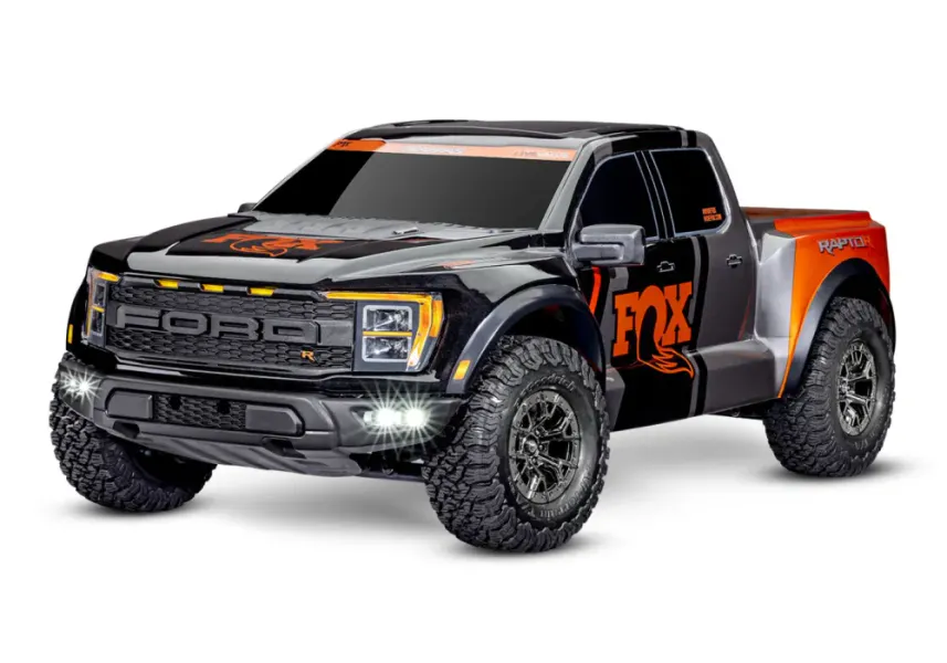 Traxxas 1011774 Ford F-150 Raptor-R VXL-4s Ultimate 4WD 1/10 RTR TQi LED Fox2 Black
