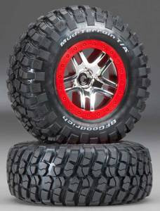 thumbnail image 2 of Traxxas KM2 Tires & Wheels For 2WD Slash - Front Assembly Only (2 Pack) 2 of 10