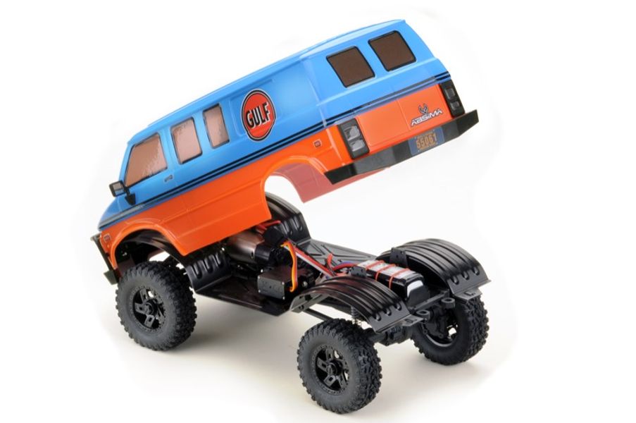 Absima 18028V2 Micro Crawler 2-Gear Rock Van Blue Orange RTR 1:18 V2