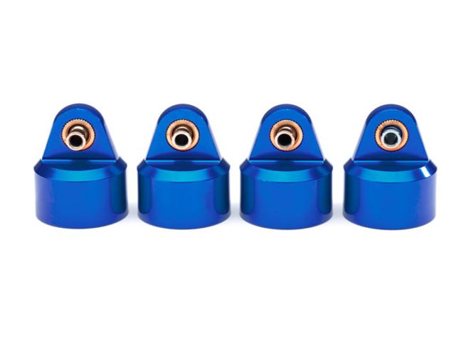 Hovedbilde Traxxas 8964X Shock Caps Alu Blue GT-Maxx (4)