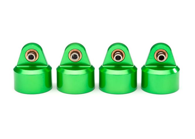 Hovedbilde Traxxas 8964G Shock Caps Alu Green GT-Maxx (4)