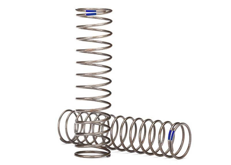 Traxxas 8045 Springs natural finish gts 0.61 rate blue (2)