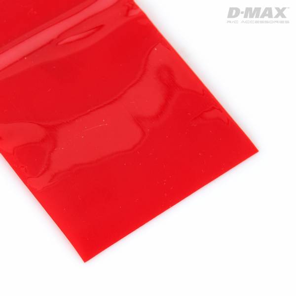 DynoMAX B9222 Heat Shrink Tube Red Transparent D41/W64mm x 1m