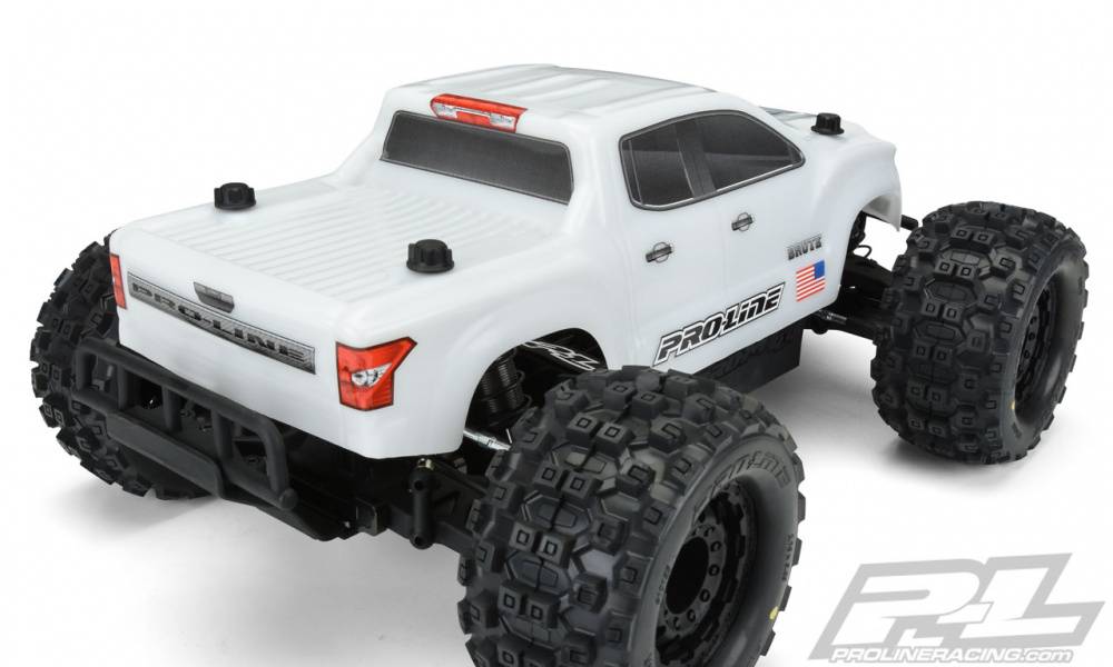 Proline 3518-15 Pre-Cut Brute Bash Armor Body (White) for PRO-MT