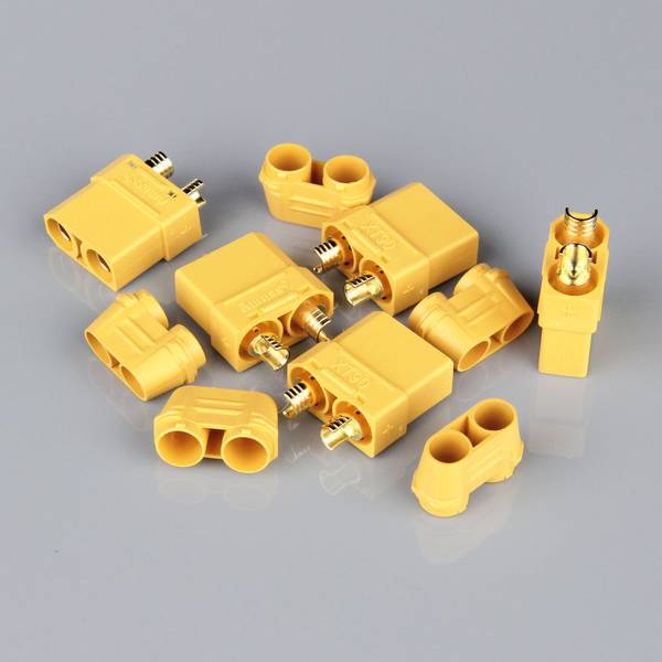 Radient 010043 XT90 FEMALE WITH CAP END (BATTERY END) (5PCS)