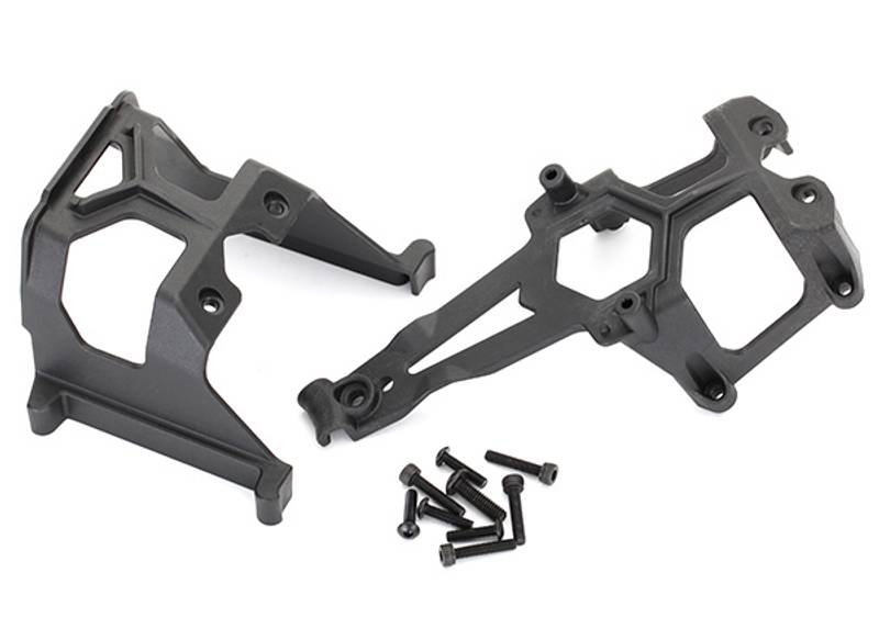 Traxxas 8620 Chassis supports, front & rear