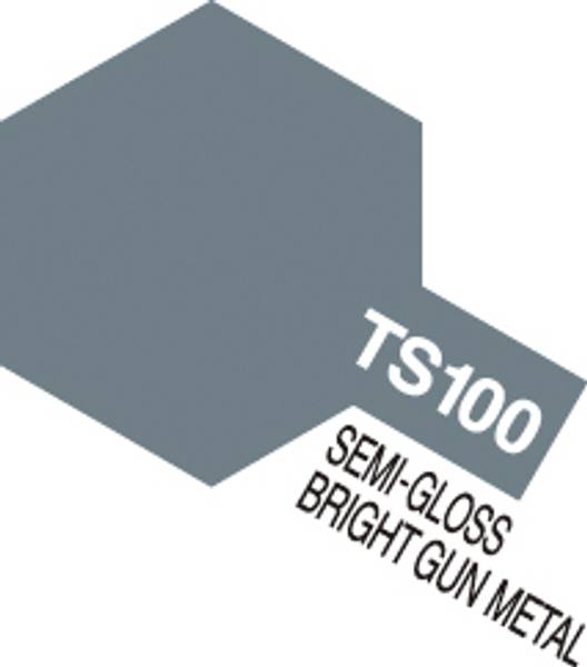 Tamiya 85100 Spray TS-100 Bright Gunmetal 100ml