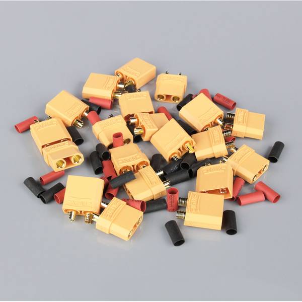 Radient 010035 XT90 PAIRS INCLUDING HEAT SHRINK (10PCS)