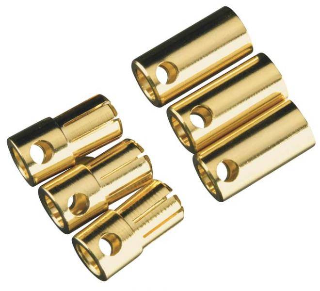 Castle Creations 6.5mm Bullet Connector 13G/8G 200A (3)