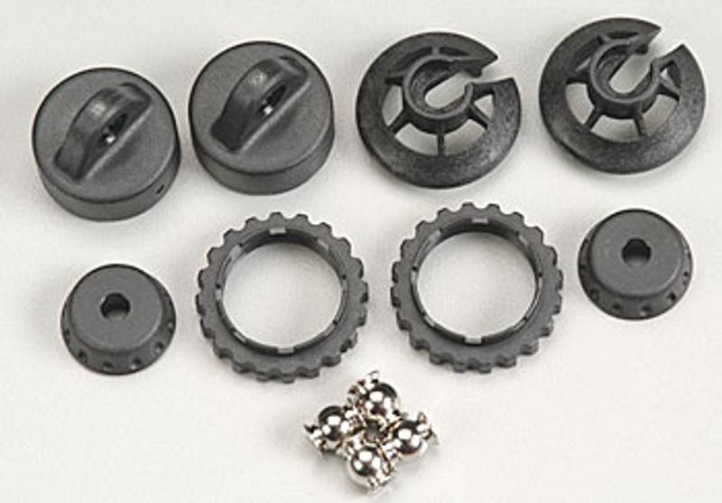 Traxxas 5465 GTR Shock Caps and Spring Retainers 