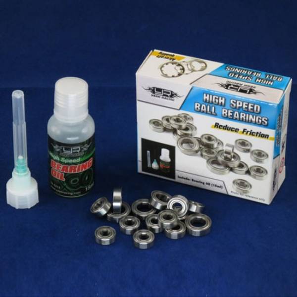 Yeah Racing  YB0180MX RC BALL BEARING SET WITH BEARING OIL 