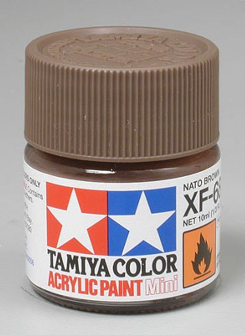 Hovedbilde Tamiya 81768 Acrylic Mini XF-68 NATO Brown 1/3 oz