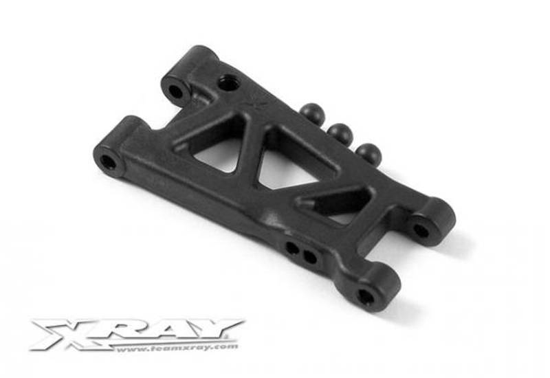 Xray 303165 Composite Rear Susp. Arm 2-Hole - Hard 