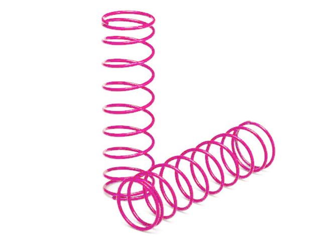 Hovedbilde Traxxas 2458P  Springs, front (pink) (2)