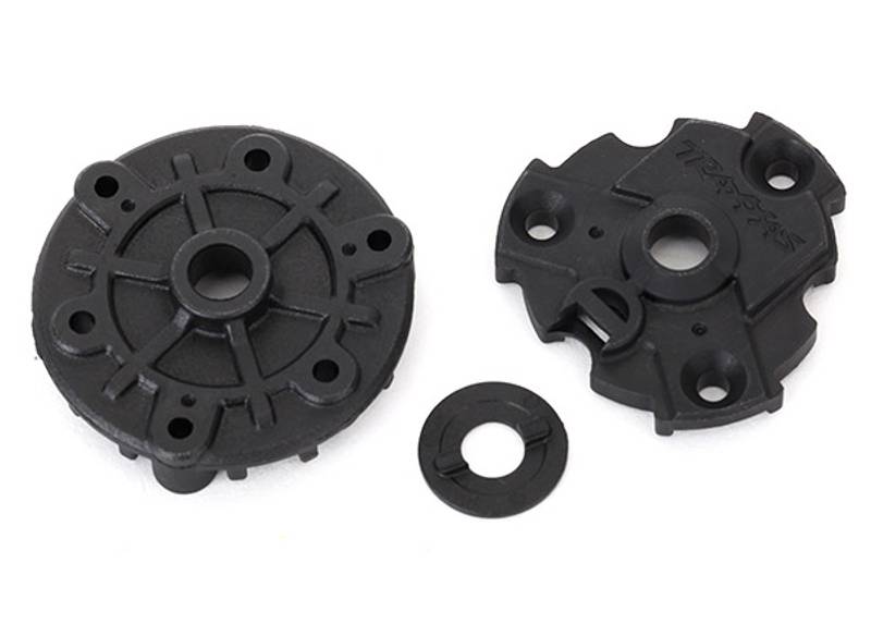 Traxxas 7793X Housing, cush drive (front & rear halves)