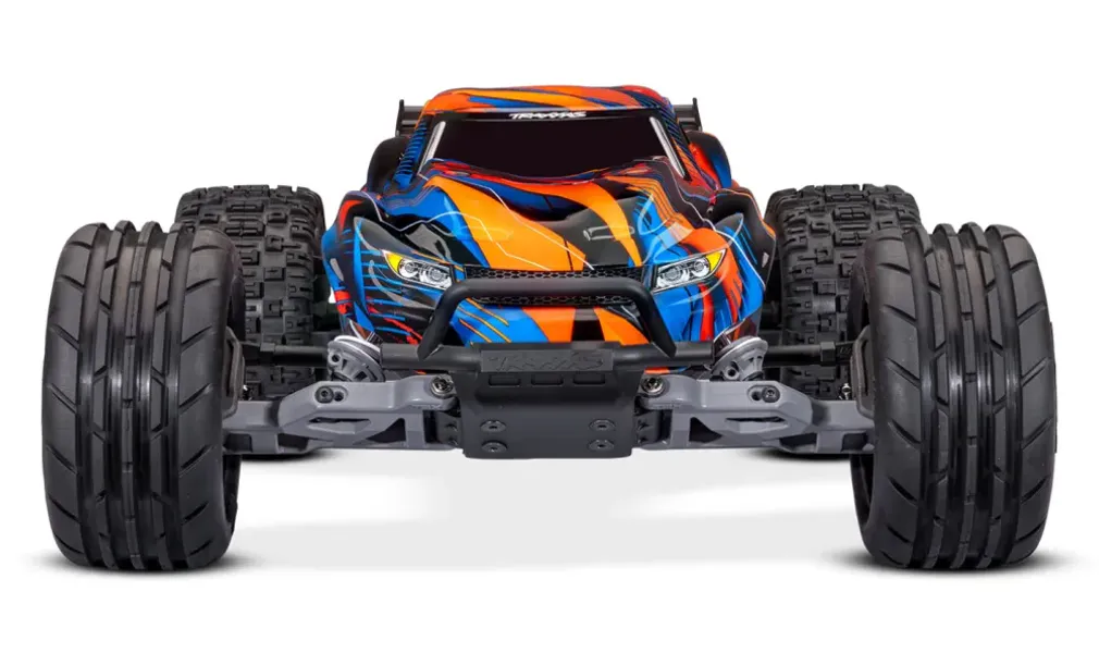 Traxxas 37454-4-Orange Rustler 2WD 1/10 HD VX3 BL 3S RTR