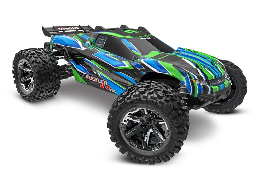 Traxxas 673764 Rustler 4x4 VXL 1/10 RTR TQi TSM EHD Green