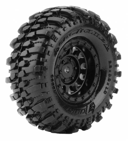 LouiseRC 3366VB Tire & Wheel CR-CHAMP 1.0 Super Soft w/ Foams (2