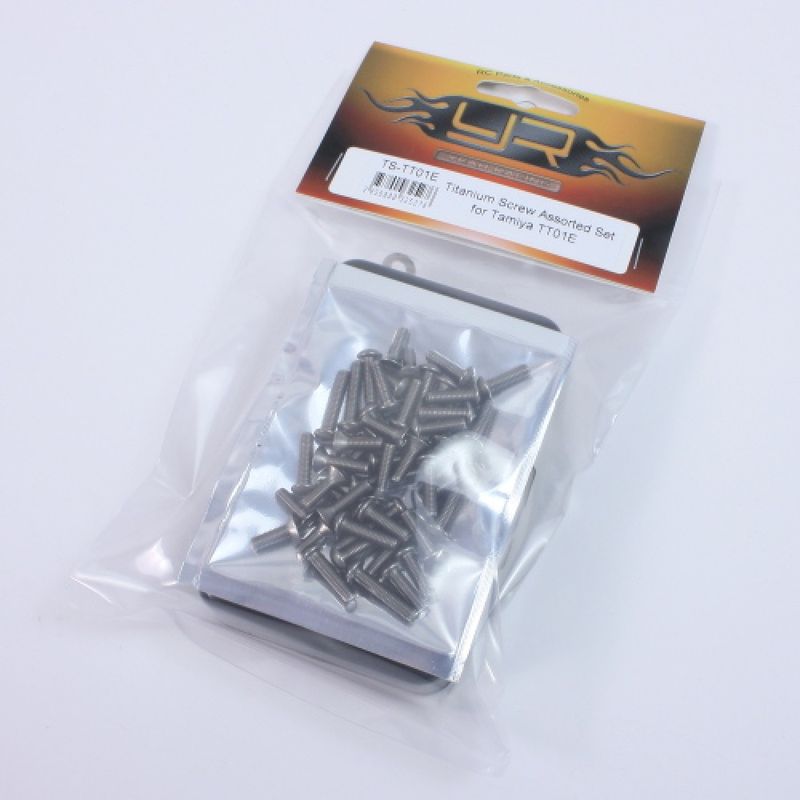 Yeah Racing TS-TT01E Titanium Screw Assorted Set for Tamiya TT01E
