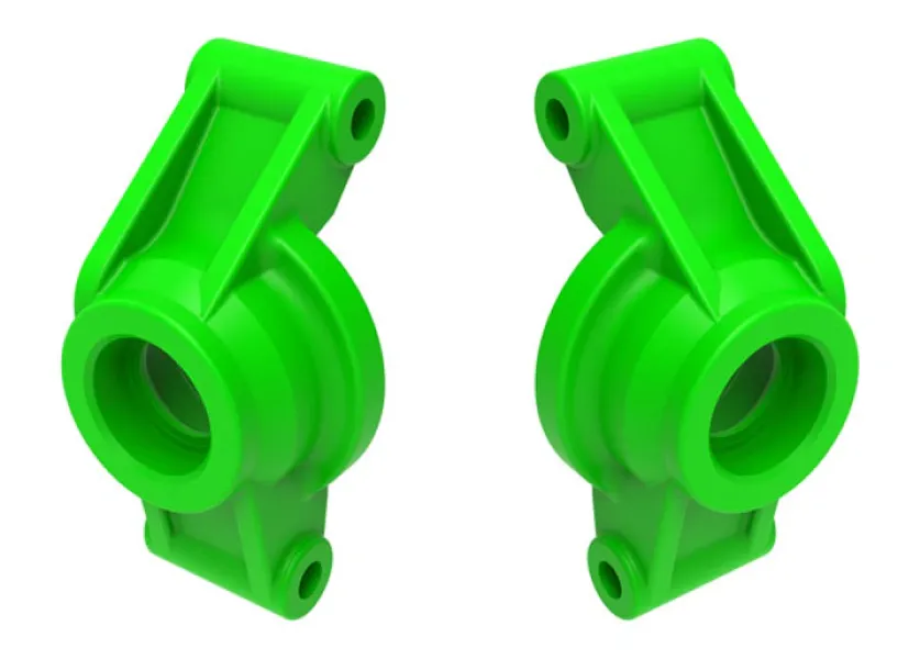 Traxxas 10752 Green Stub Axle Carriers (L&R)