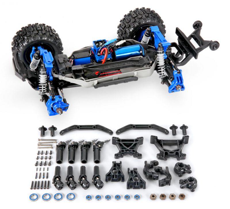 Traxxas 9080-GRAY Upgrade Kit Heavy Duty Gray Hoss, Rustler, Sla