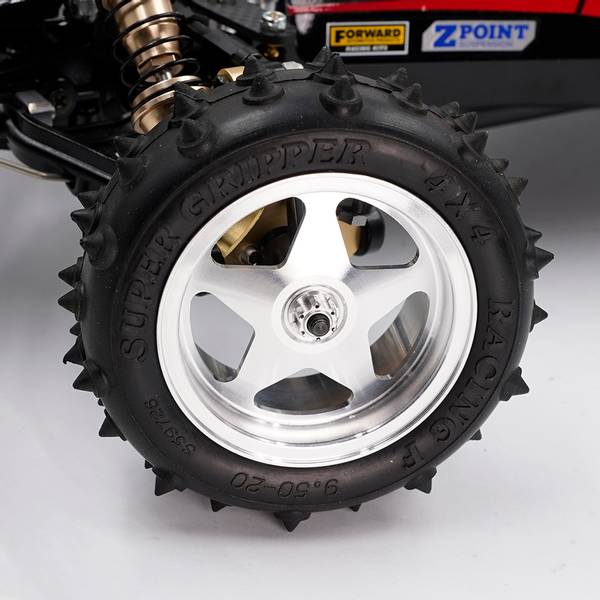 Yeah racing WL-0164GD ALUMINUM CNC 5 SPOKE RIM SET GOLD FOR TAMI