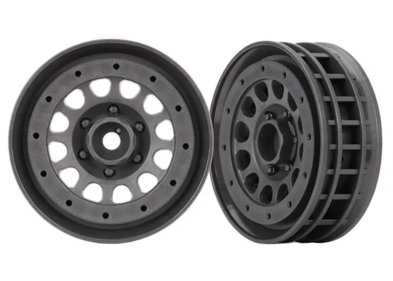 Traxxas 8173A Wheels Method 105 Charcoal Grey 1.9