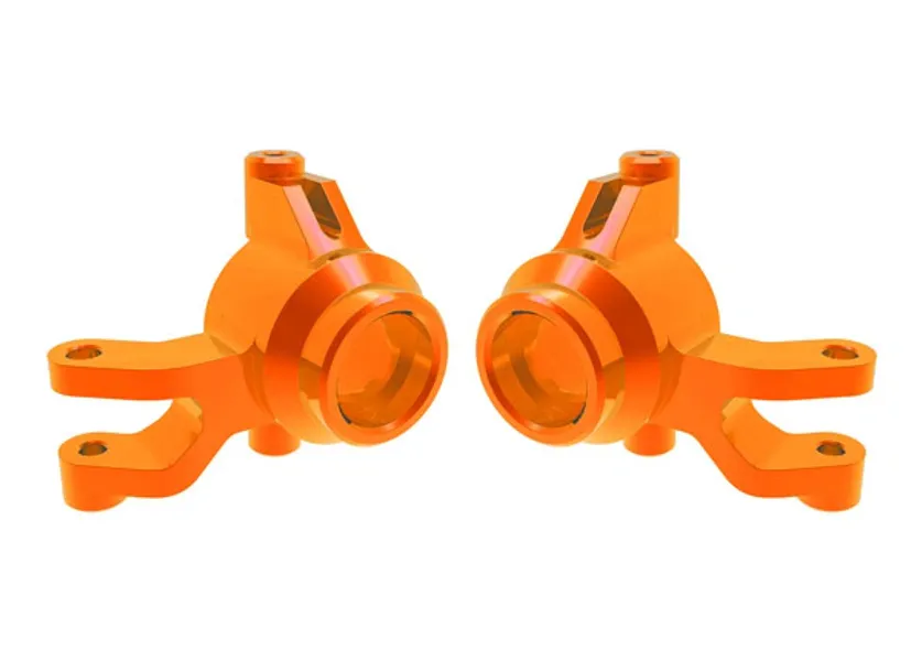 Traxxas 10734 Orange Aluminum Steering Blocks (L&R)