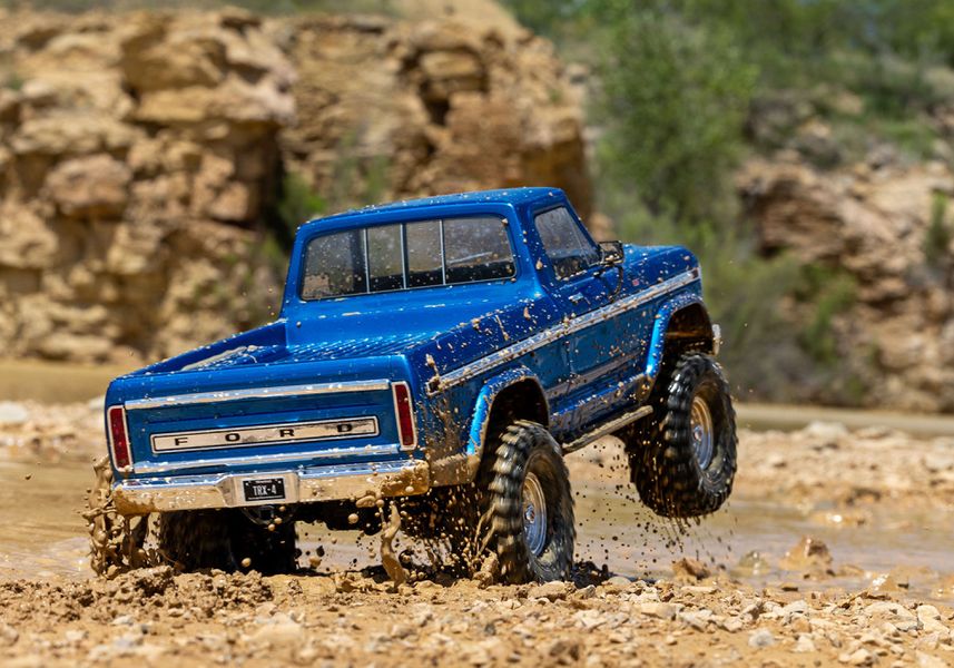 Traxxas 92144-4-BLK TRX-4 Crawler Ford F150 &acute;79 RTR Blue