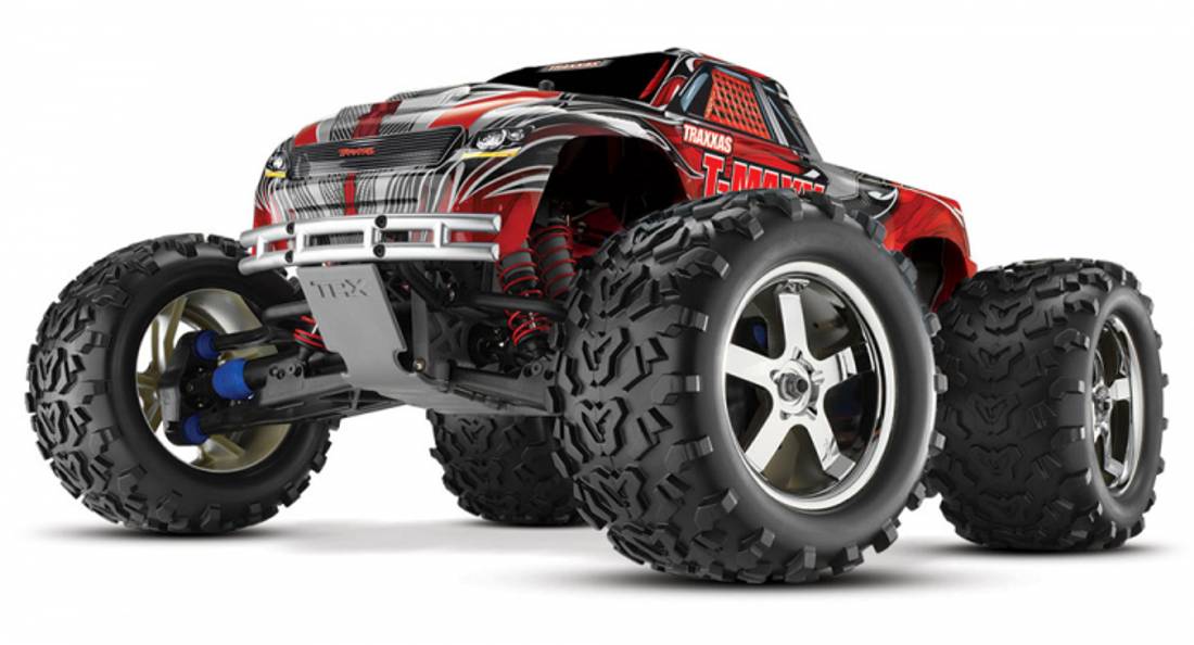 Traxxas 490773 1/10 Nitro T-Maxx 3.3 TSM 4WD RTR RED