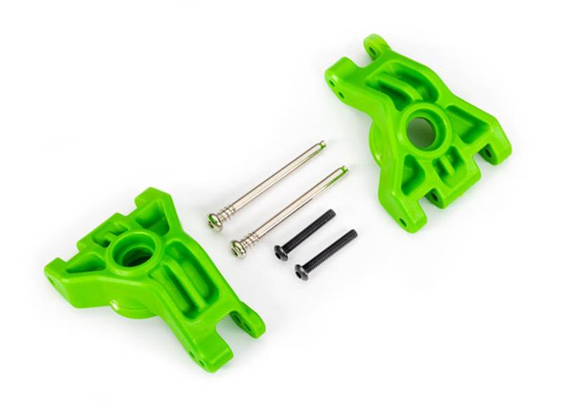 Traxxas 9050G Stub Axle Carriers Rear HD (Pair) Green (for Upgra