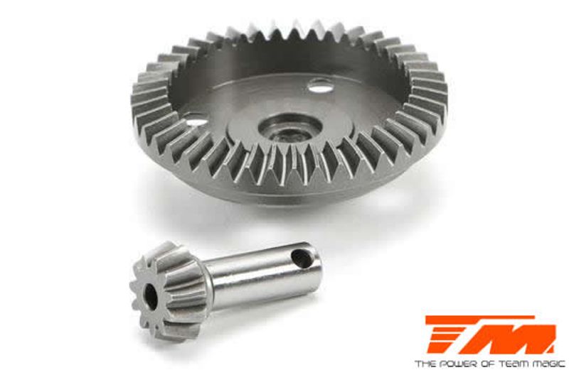 Team Magic 510102S E5 MACHINED BEVEL GEAR 43T/11T