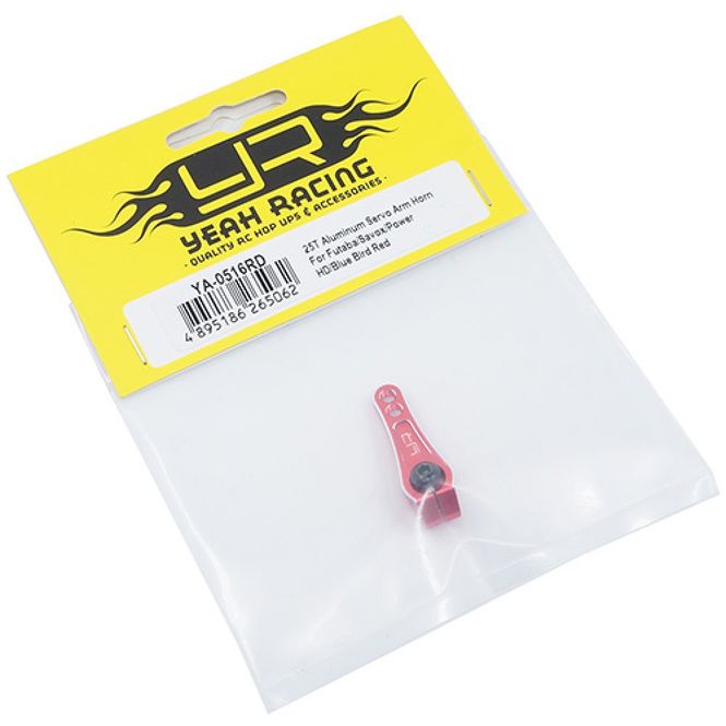 Hovedbilde Yeah Racing YA-0516RD Rød 25T Aluminum Servo Arm Horn