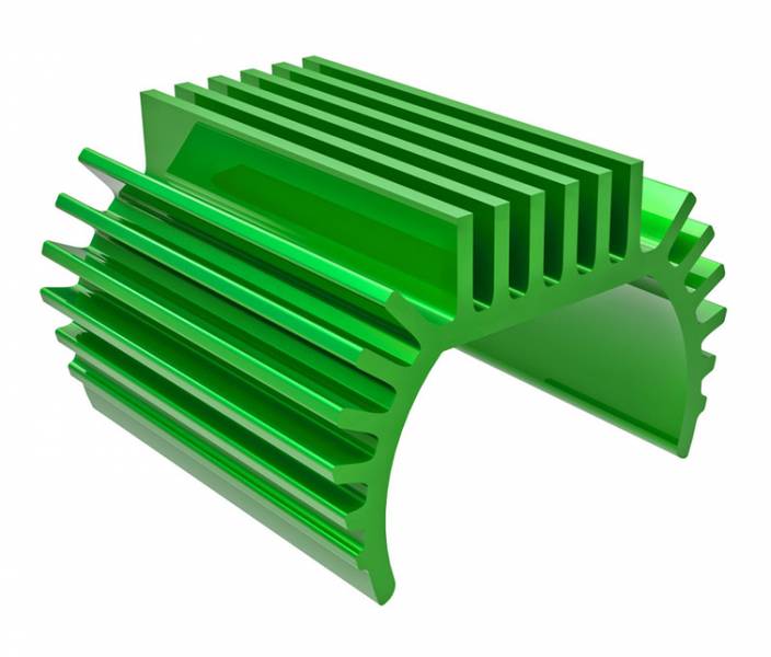 Traxxas 9793-GRN Motor Heat Sink Alu Green Titan 180 87T