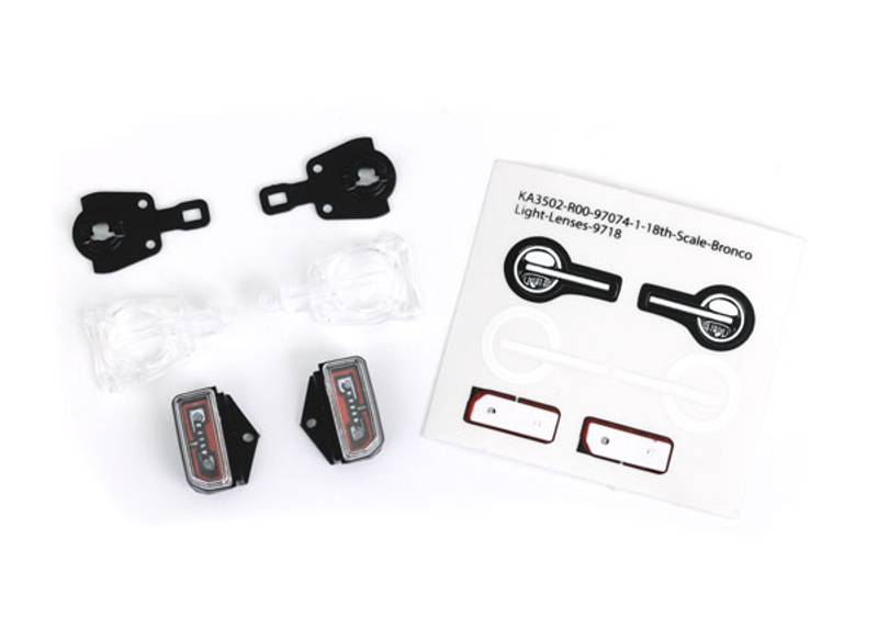 Traxxas 9718 LED Lenses Set Complete Ford Bronco TRX-4M