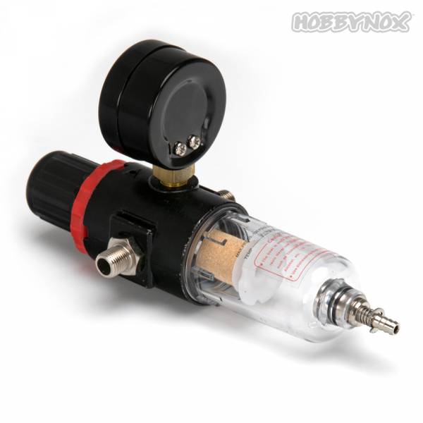 Hobbynox 013-01 Air-Regulator wih Manometer & Air Filter