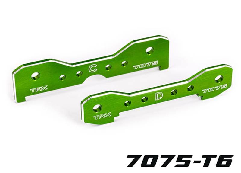 Traxxas 9630G Tie-Bars Rear Alu HD Green Sledge