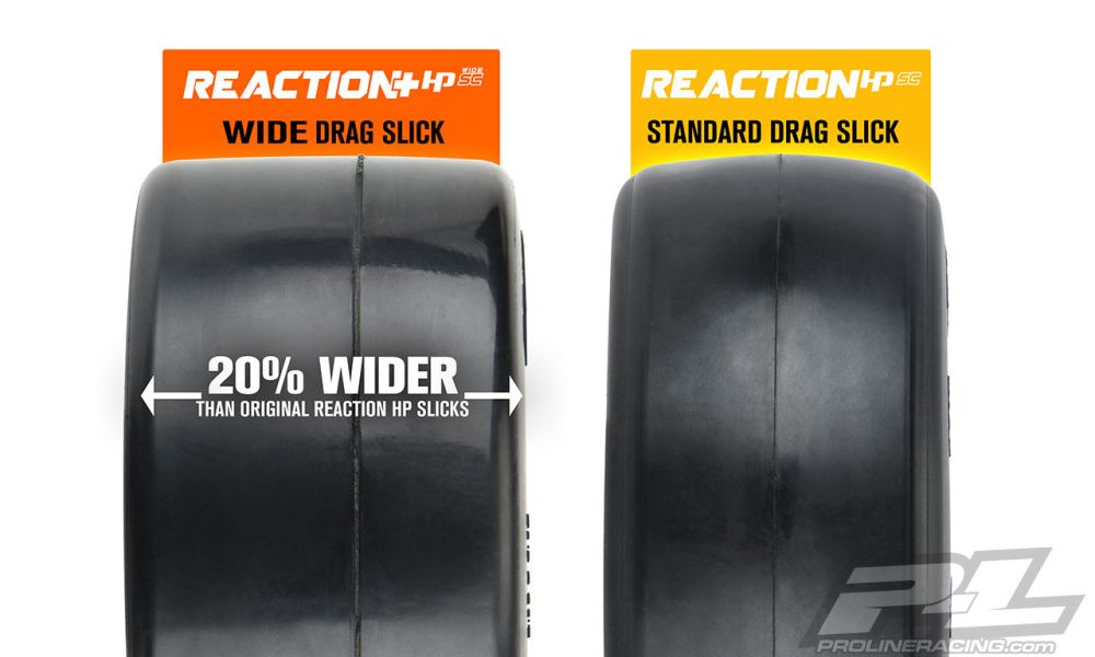Proline 10188-203 Reaction+ HP Wide SC S3 (Soft) Drag Racing BELTED Tires