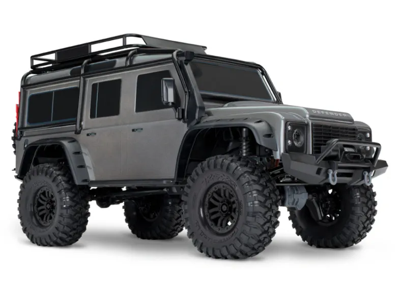 Traxxas 82256 TRX-4 Land Rover Defender Clipless Silver RTR